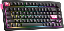 Mechanická herná klávesnica ONIKUMA MT706, bezdrôtová aj káblová, RGB, čierna
