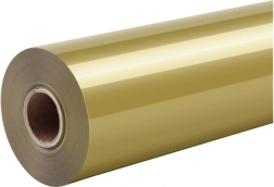 Termotransferová fólia HTVRONT Pure zlatá 30,5 cm × 1,8 m