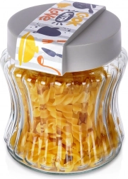 Sklenená dóza na sypké potraviny 900 ml