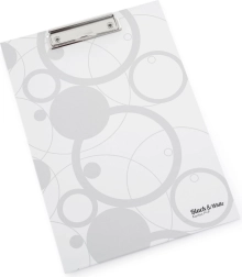 Písacia podložka A4 s lamináciou biela čierna a biela