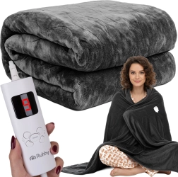 Elektrická vyhrievacia deka a vyhrievacia podložka Ruhhy 180 × 130 cm s ovládačom - 1 kus