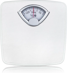 mechanická osobná váha 130 kg v bielej farbe PU-07