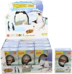 Vajíčko s rastúcim tučniakom do vody