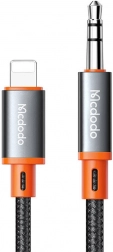 Audio kábel Mcdodo Lightning na 3,5 mm AUX, 1,8 m, čierny
