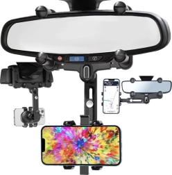 Otočný držiak telefónu na spätné zrkadlo do auta XTROBB