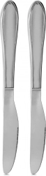 Sada stolových nožov z nehrdzavejúcej ocele Conic, 2 ks