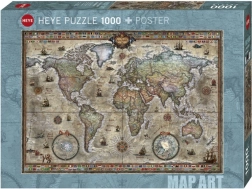 Puzzle 1000 dielikov retro svet HEYE