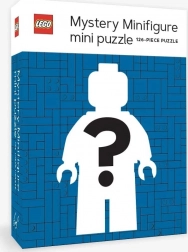 Puzzle LEGO tajomná minifigúrka 126 dielikov – Modrá