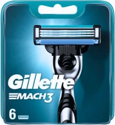 Gillette Mach3 náhradné hlavice 6 ks