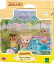 Sylvanian Families zábava v bazéne Baby Trio