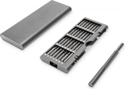 Presná sada skrutkovačov 57 v 1 DIGITUS v hliníkovom puzdre