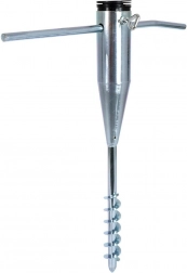 Kovový skrutkovací stojan na záhradný a plážový slnečník 57 cm