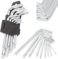 Sada imbusových kľúčov 1,5-10 mm TORX