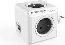 Rozbočovač zásuviek PowerCube Original USB, sivý