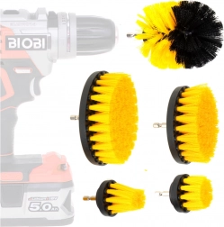 Viacúčelové nadstavce na vŕtačku na čistenie, sada 5 kusov