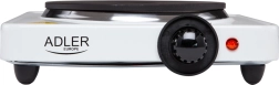 Elektrická jednodielna varičská platňa ADLER 1500 W, biela