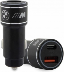 20W PD-QC 3.0 rýchlonabíjacia autonabíjačka čierna