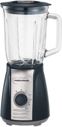 Stolový mixér Morphy Richards s 1,5 l sklenenou nádobou, čierny
