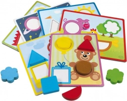 Drevená vkladačka DETOA pre deti od 2 rokov