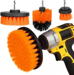 Sada čistiacich kefiek na vŕtačku – 4 ks