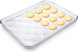 Sklenená žiaruvzdorná misa 33,5 × 24,5 × 2 cm