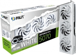 Biela grafická karta GeForce RTX 5070 OC 12 GB GDDR7 (192bit, 3× DisplayPort, HDMI)