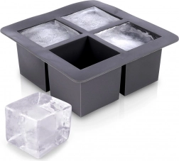 Silikónová forma na XXL kocky ľadu 15,5 × 15,5 × 6 cm