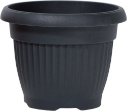 Kvetináč Terra okrúhly antracit 64 cm