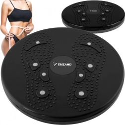 Trizand twister čierny s masážnymi výstupkami a magnetmi