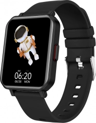 chytré hodinky fit fw56 carbon pro čierne