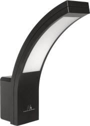 Vonkajšie nástenné LED svietidlo 10 W čierne