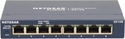 Netgear ProSAFE GS108 gigabitový nespravovaný switch 8× RJ‑45