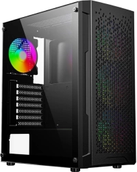 herná skriňa fornax 400x s temperovaným sklom a argb ventilátormi