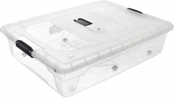 Nízky úložný box pod posteľ na kolieskach 50 l