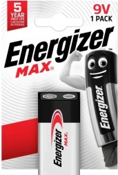 Alkalická batéria 9V ENERGIZER MAX