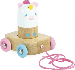 Ťahací jednorožec Lily drevená hračka VILAC