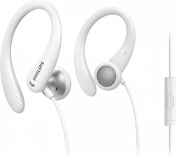 PHILIPS športové slúchadlá do uší s háčikmi a mikrofónom