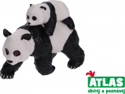figúrka panda s mláďaťom 8 cm