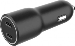 Autonabíjačka s 2x USB-C PD 40W čierna