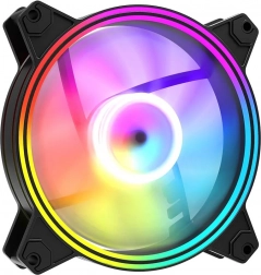 ventilátor ARGB 120 mm čierny Volcano Apex 120