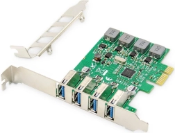 Rozširujúca karta (radič) USB 3.0 PCI Express 4×USB 3.0 Low Profile čipová sada: VL805
