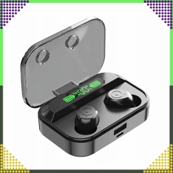 Bezdrôtové slúchadlá do uší s Bluetooth a powerbankou s dotykovým ovládaním