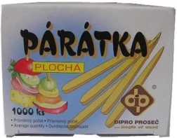 Drevené špáradlá v papierovej škatuľke 1000 ks