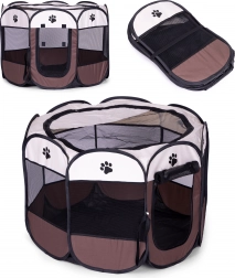 Skladacia textilná ohrádka pre psov a mačky PETSI