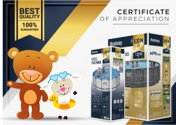 Záhradný bazén BESTWAY Steel Pro Max 366 × 100 cm so setom 10 v 1