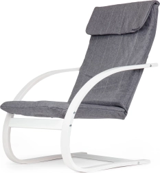 Fínska hojdacia lounge stolička ModernHome do obývacej izby