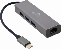 USB hub 3× USB 3.0 s gigabitovou sieťovou kartou