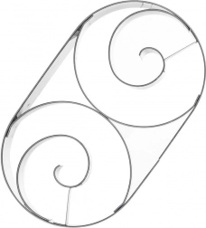 Nerezové vykrajovátko rožtek 13 cm Orion