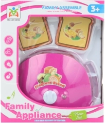 Detský batériový toustovač so svetlom a zvukmi