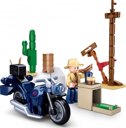 Sluban motorkár na výlete – stavebnica motorky (73 dielikov)